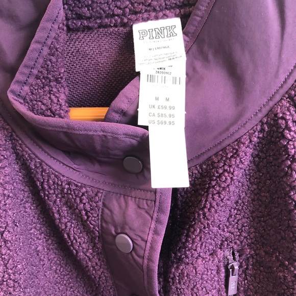 Victoria’s Secret PINK Cozy Snap Jacket - Picture 3 of 4